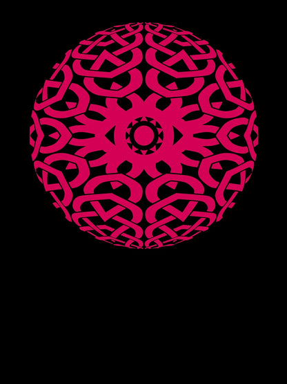 3D Celtic Sphere Design with Eye at the Center