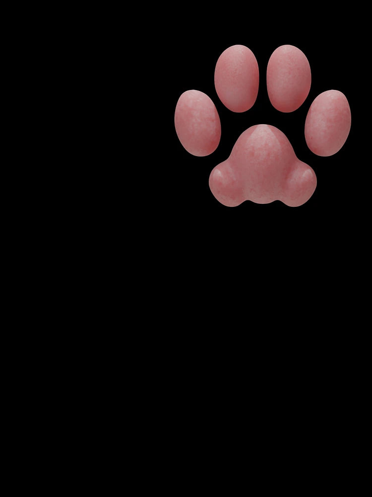 Domestic Cat-styled 3D Pawpad Design (Pink)