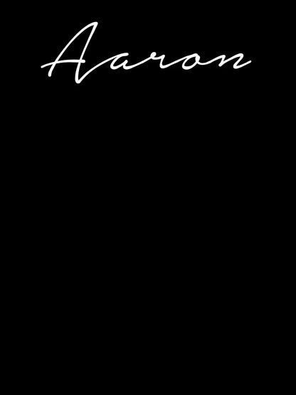 Aaron Name Personalised Name Custom print