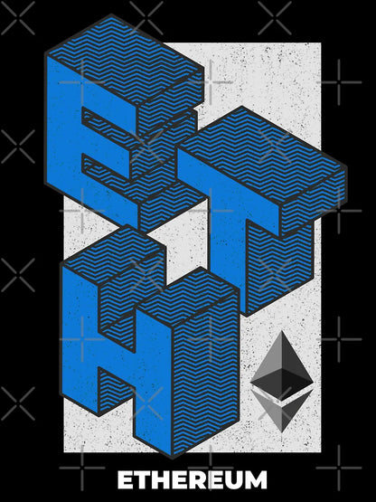 Ethereum (ETH) Isometric 3D design