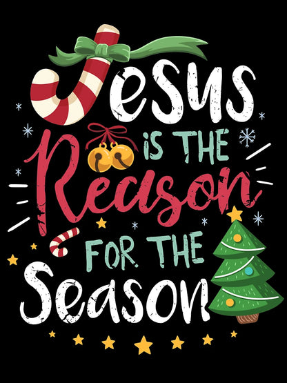 Jesus Is The Reason For The Season Candy Cane Christmas