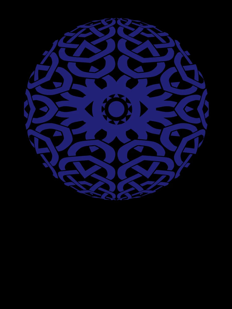 3D Celtic Sphere Design with Eye at the Center