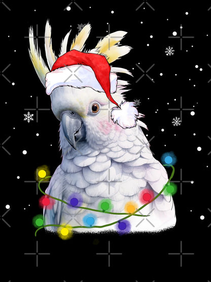 Extra festive cockatoo Xmas Cockatoo,Australian Christmas Cockatoo men women kids
