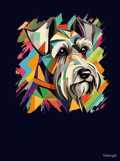 Dog Schnauzer Colorful