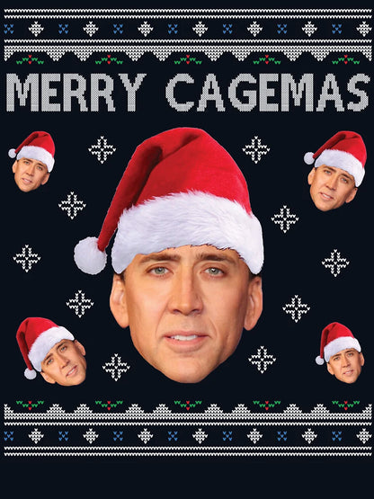 Merry Cagemas Christmas Nicolas Cage Knit