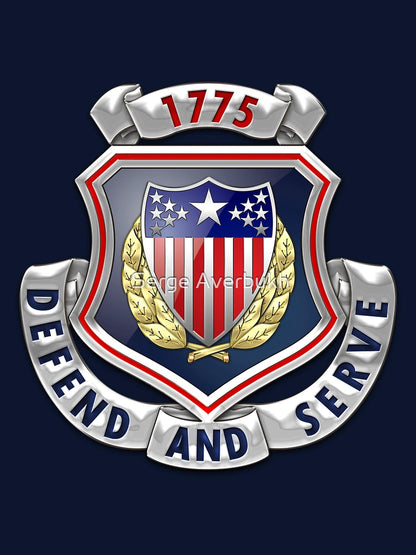 Adjutant General's Corps - AG Corps Regimental Insignia over Blue Velvet