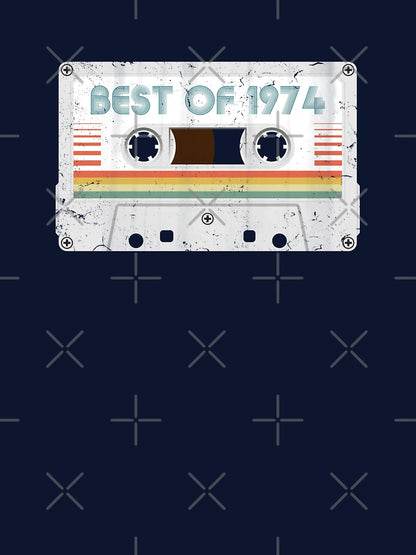 50th Birthday Best of 1975 Cassette Tape Vintage for Gift