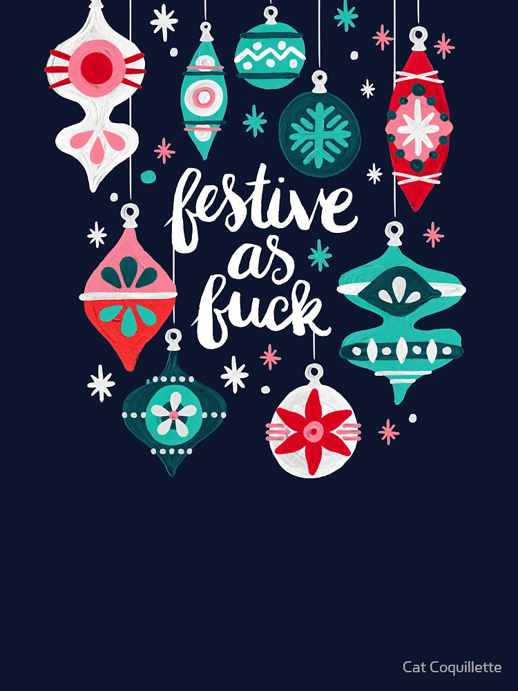 Festive As Fuck – Navy Palette