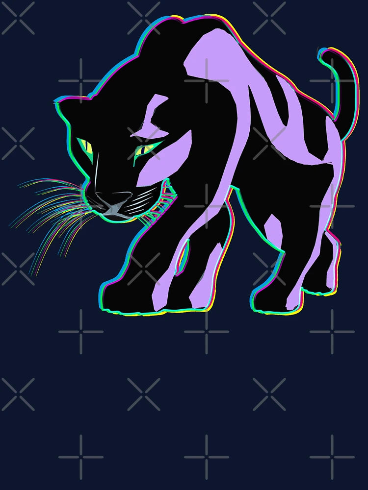 3D Tiger. Holo Glitch Optics