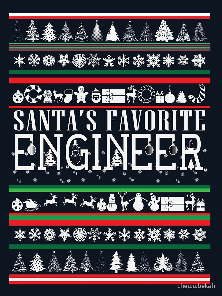 Engineer Ugly Christmas Sweater