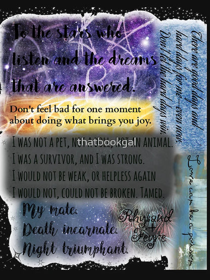 ACOTAR QUOTE COLLAGE