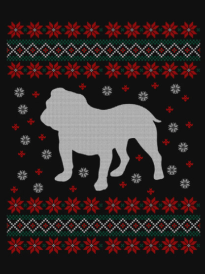 English Bulldog - Ugly Christmas Sweater - Ugly Christmas Sweater - Gift