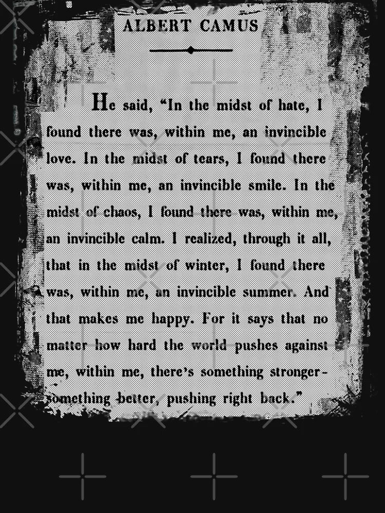 Albert Camus: an invincible summer.