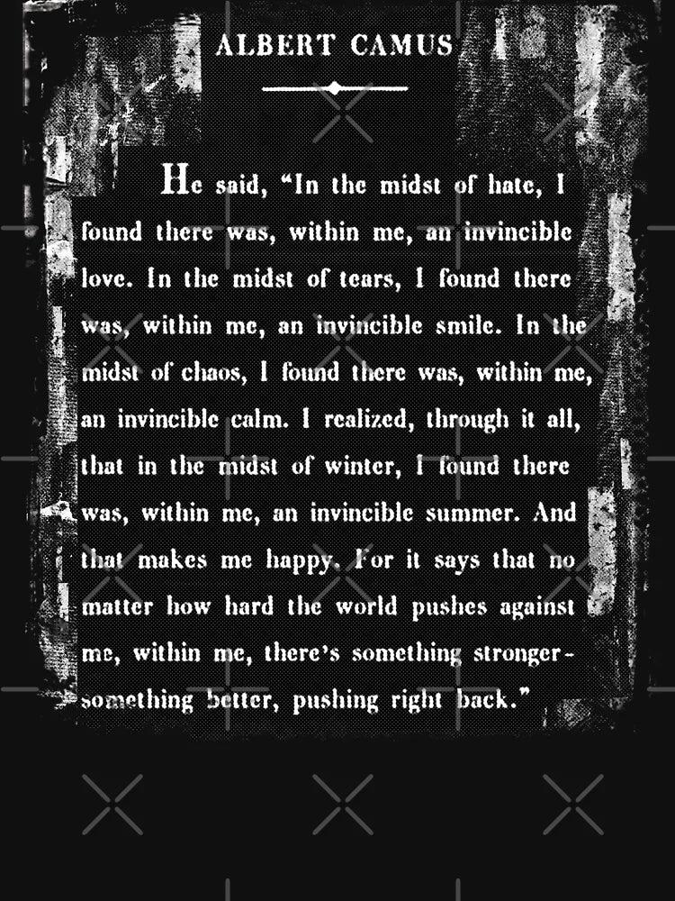 Albert Camus: an invincible summer. 2.0