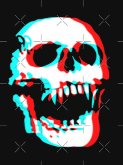 3D Vampire Skull