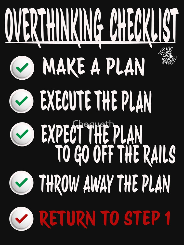 Overthinking Checklist