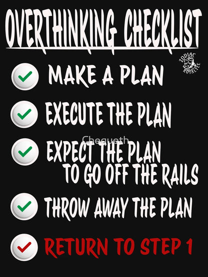 Overthinking Checklist