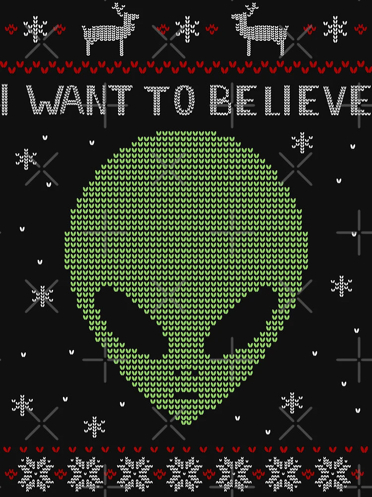 alien ugly sweater