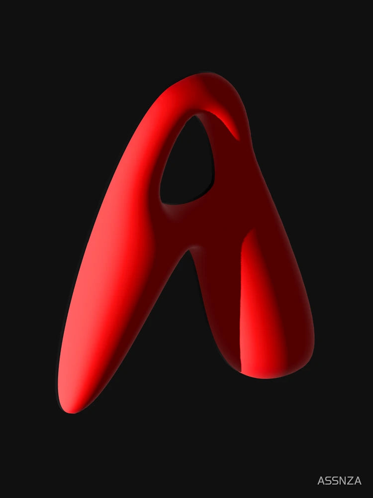 3D letter A