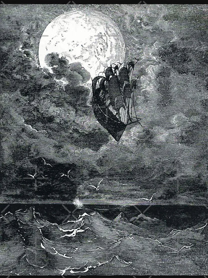 A Voyage to the Moon - Gustave Dore