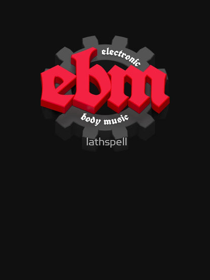 EBM Electronic Body Music Gear Symbol Red