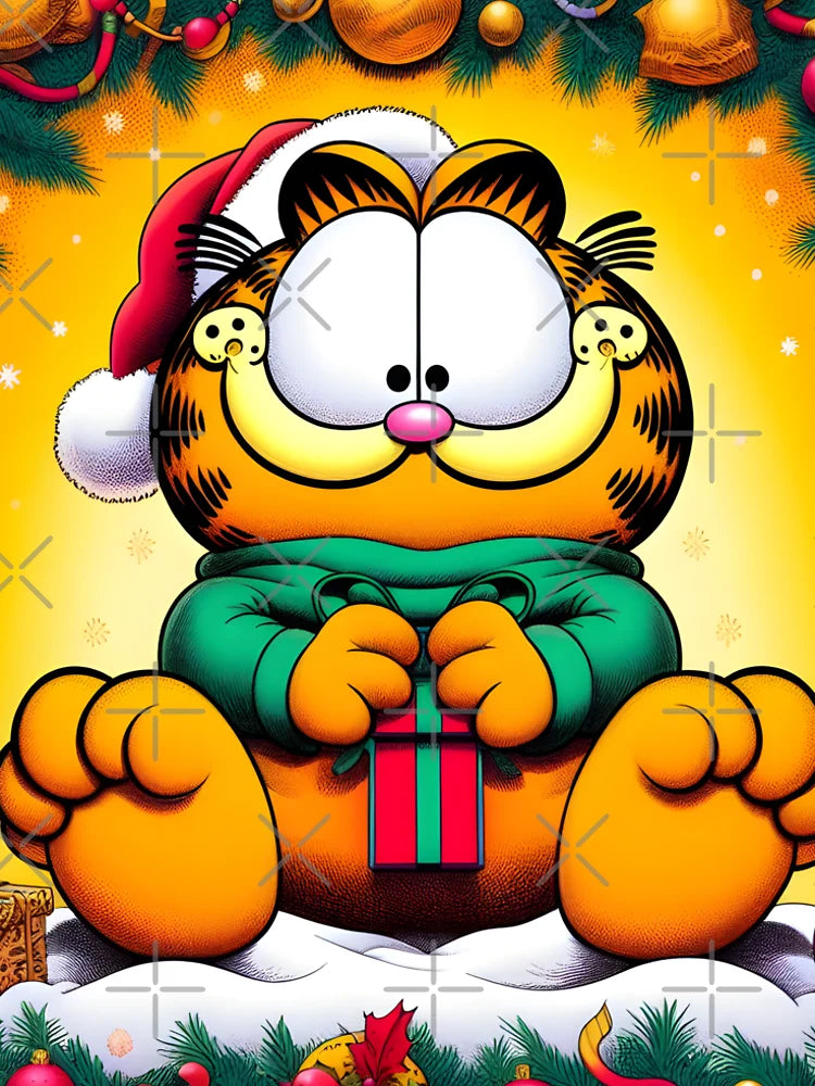 Festive Cartoon Extravaganza: Merry Christmas Art for Whimsical Decor