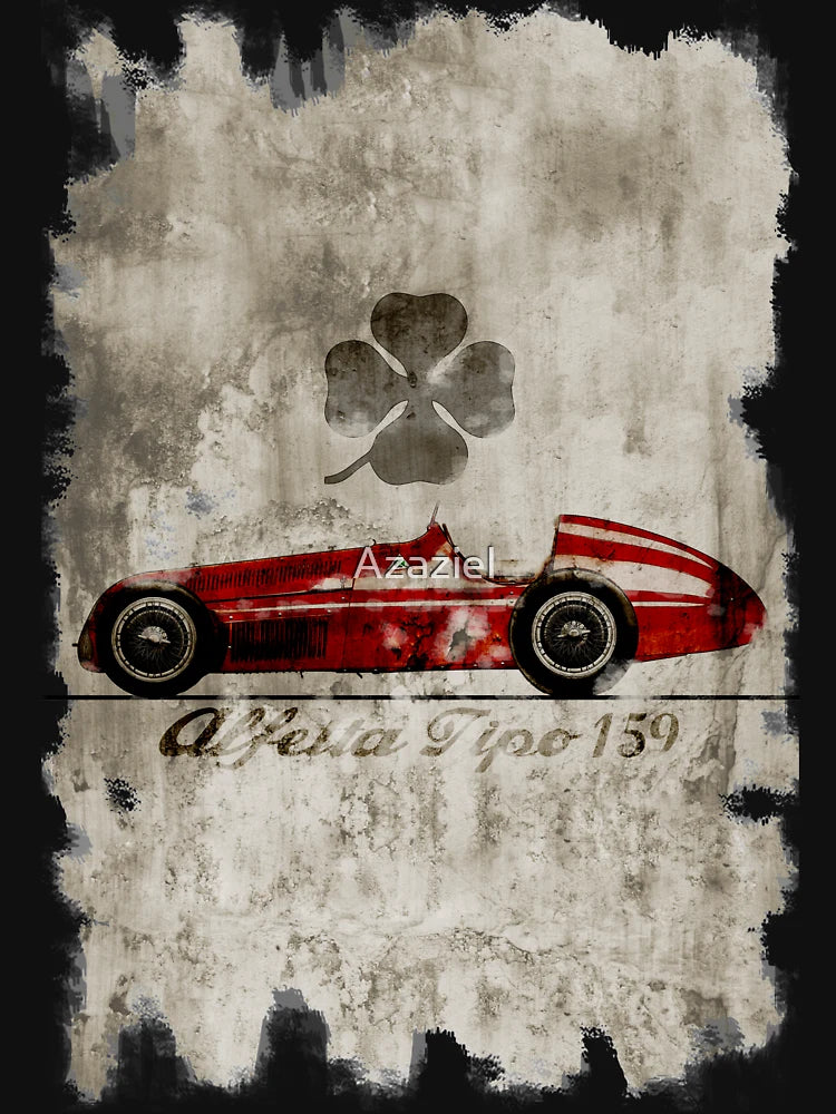 Formula One old school Alfa Romeo Alfetta 159
