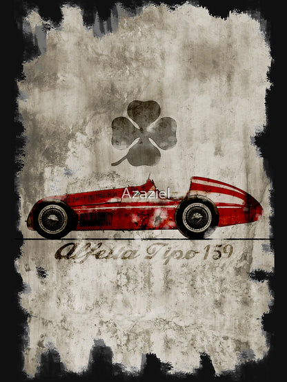 Formula One old school Alfa Romeo Alfetta 159