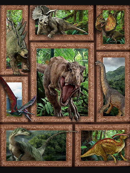 3D Dinosaur Bedding-gigapixel