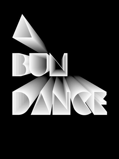 Abundance ll, typography poster - Martinnova 2025