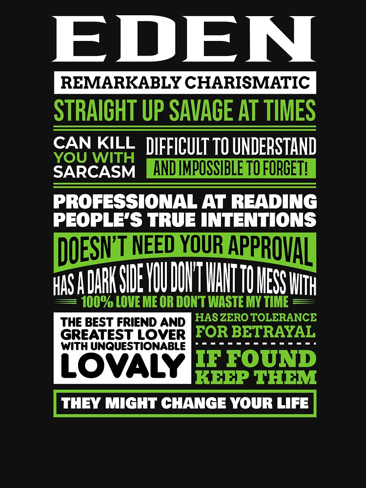 Eden Girl Name Definition