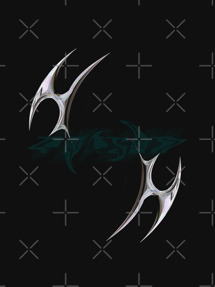 3d chrome metallic liquid poison Aesthetic grunge