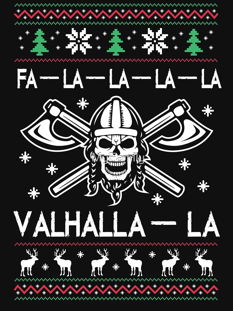Fa-la-la-la-la Valhalla-la Christmas Ugly Viking