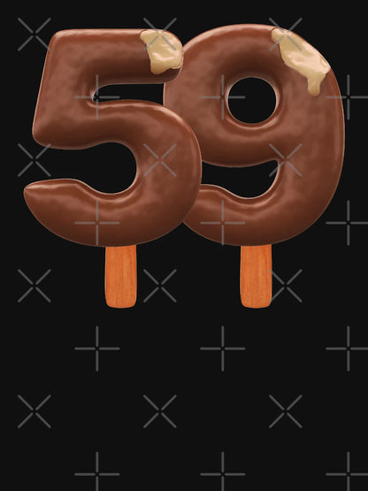 59 Ice Cream Fifty Nine Number 3d Chocolate