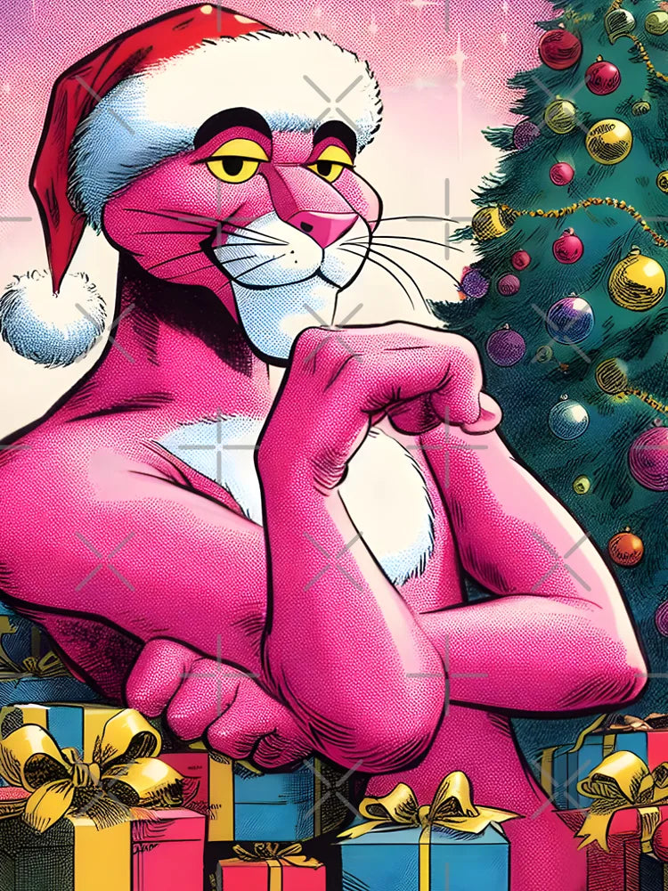 Festive Cartoon Extravaganza: Merry Christmas Art for Whimsical Decor