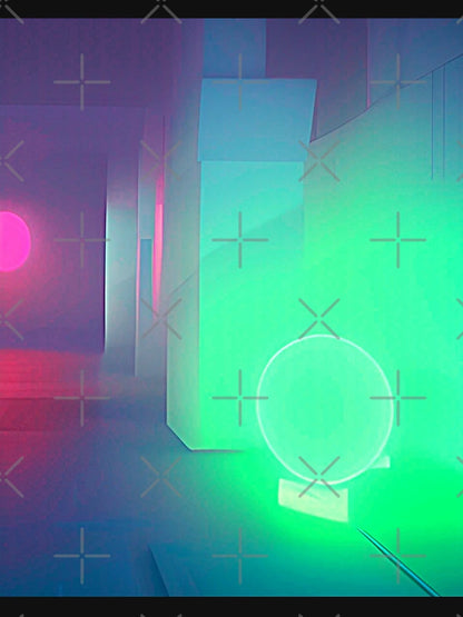 Abstract 3D art. Multi colors vibrant