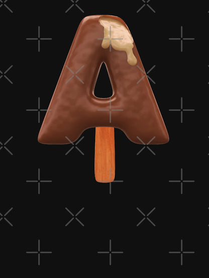 A Ice Cream A Letter 3d Alphabet Chocolate