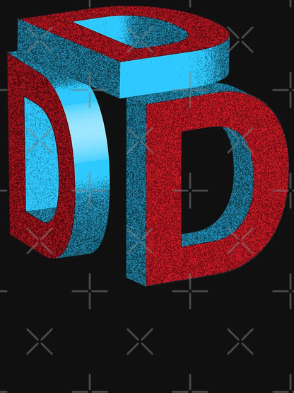 3 D's art graphic in 3D