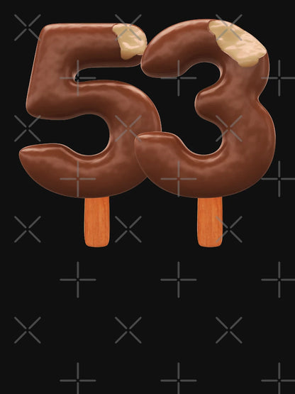 53 Ice Cream Fifty Three Number 3d Chocolate