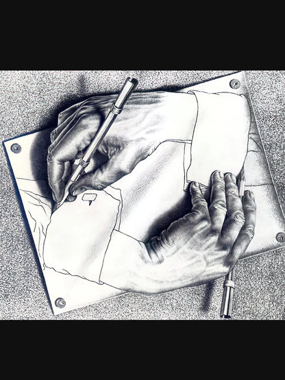 Drawing Hands by M.C. Escher