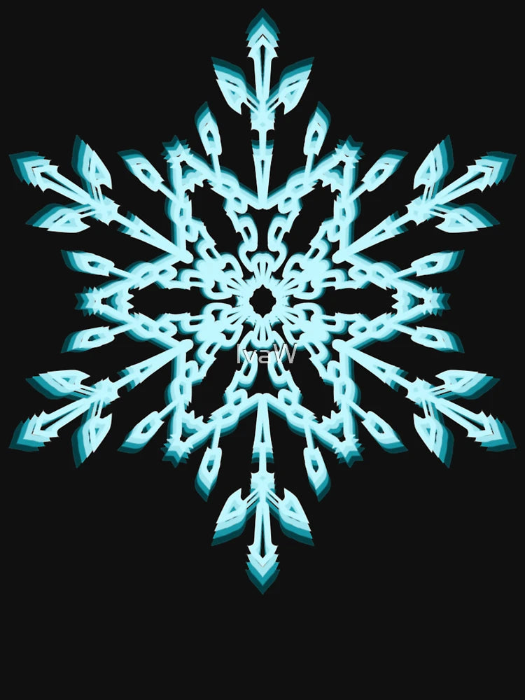 3D effect Snowflake