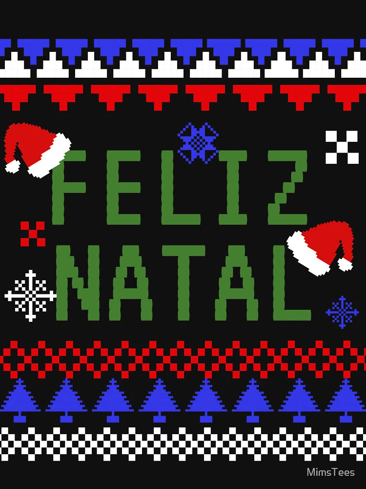 Feliz Natal Ugly Christmas Sweater Design
