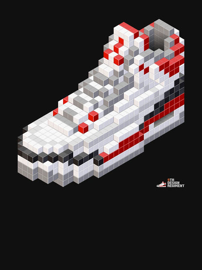 3D 8-bit basketball shoe 3