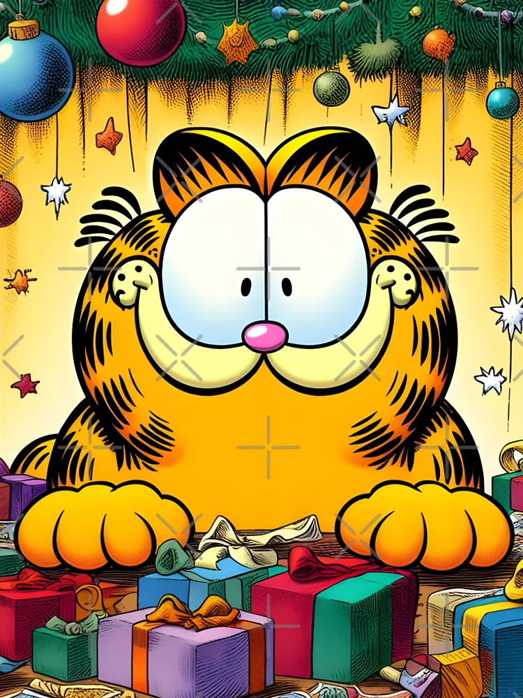 Festive Cartoon Extravaganza: Merry Christmas Art for Whimsical Decor