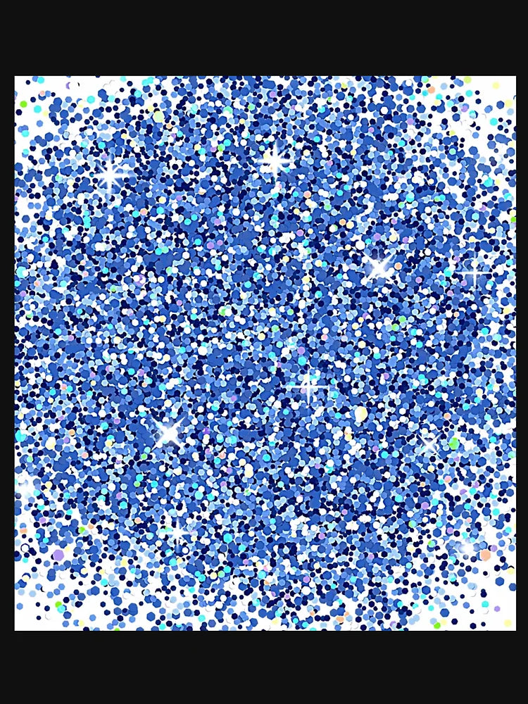 Festive Blue Glitter