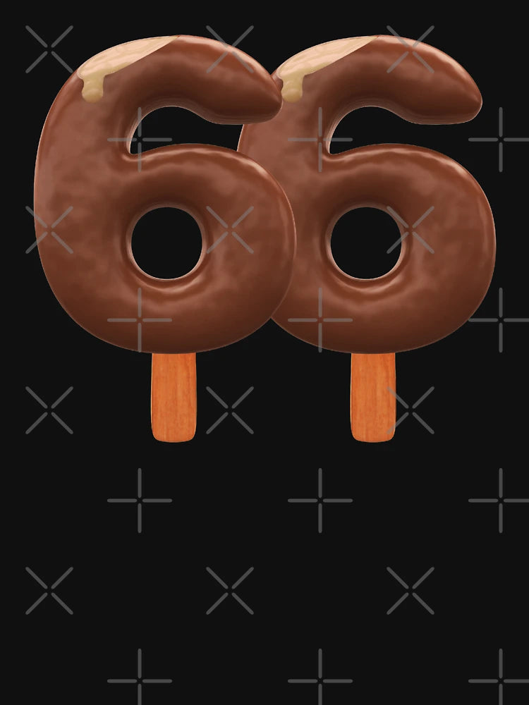 66 Ice Cream Sixty Six Number 3d Chocolate
