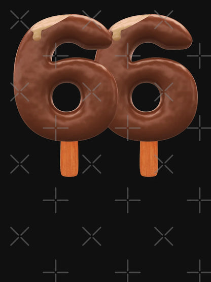 66 Ice Cream Sixty Six Number 3d Chocolate