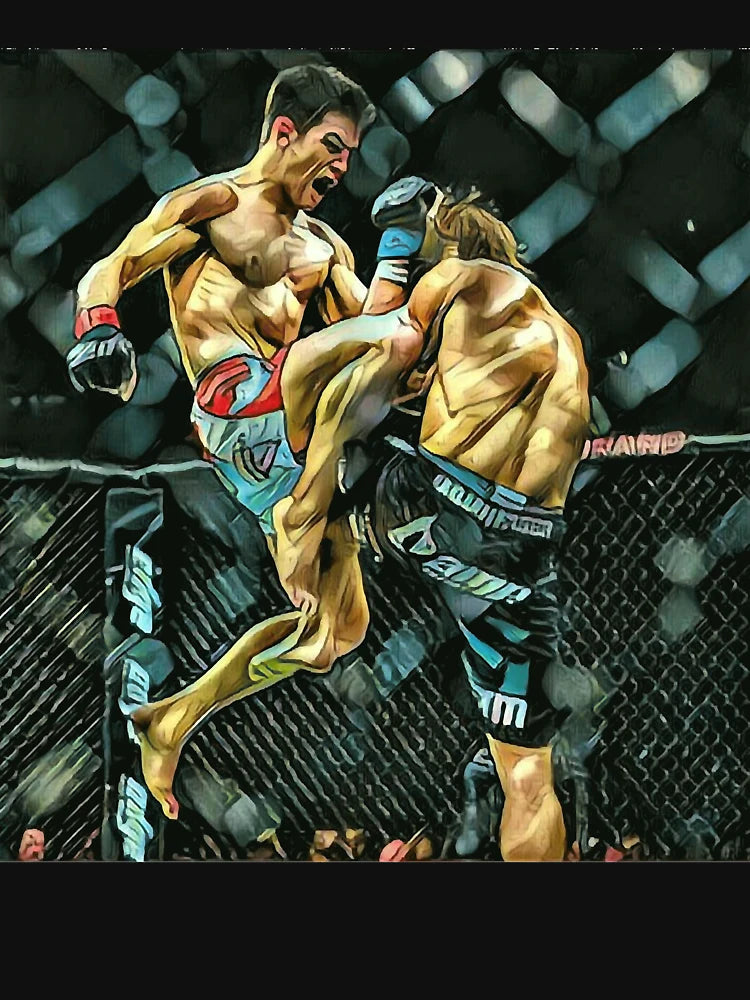 Dominik Cruz Flying Knee Fighting Art Classic T Shirt