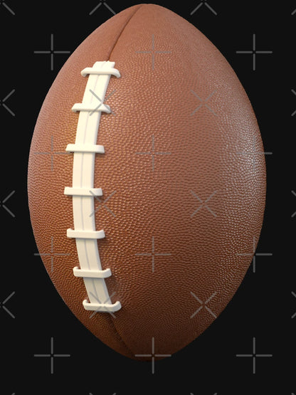 3D  Football Rugby Ball