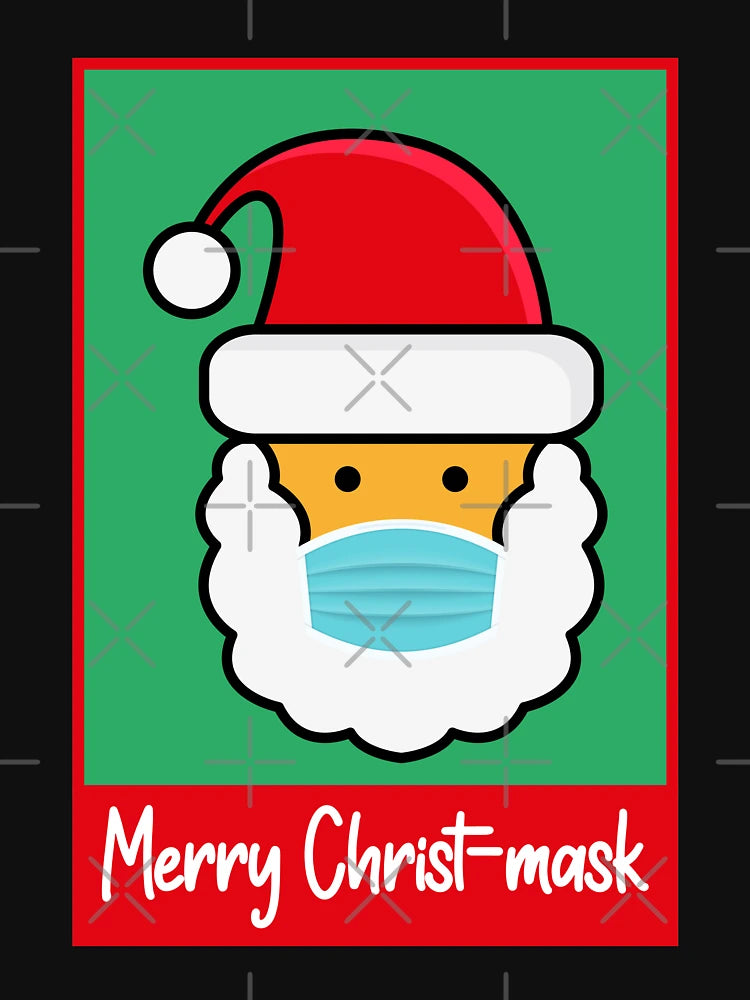 Merry Christmas (Christ mask) Santa with mask on